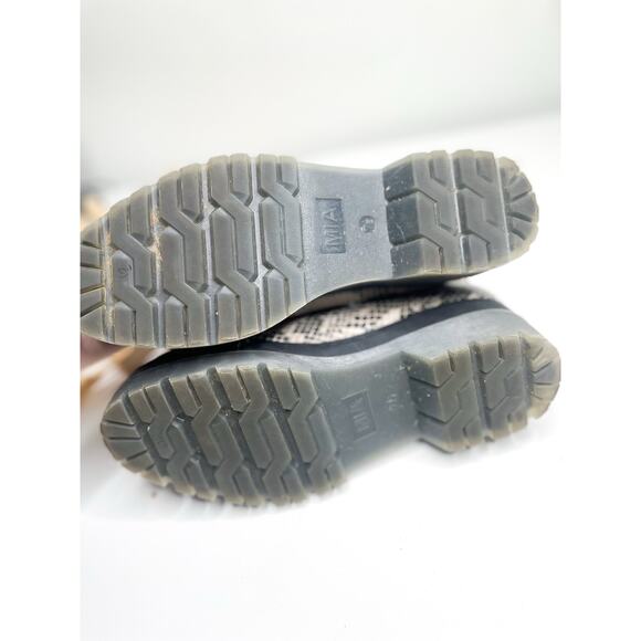 MIA Chelsea Boots Size 7.5 Snakeskin Python Punk Grunge Chunky Moto Booties - Picture 9 of 9